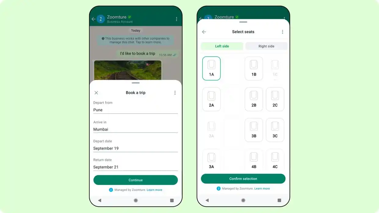 WhatsApp Flows功能_WhatsApp印度购物车支付_WhatsApp