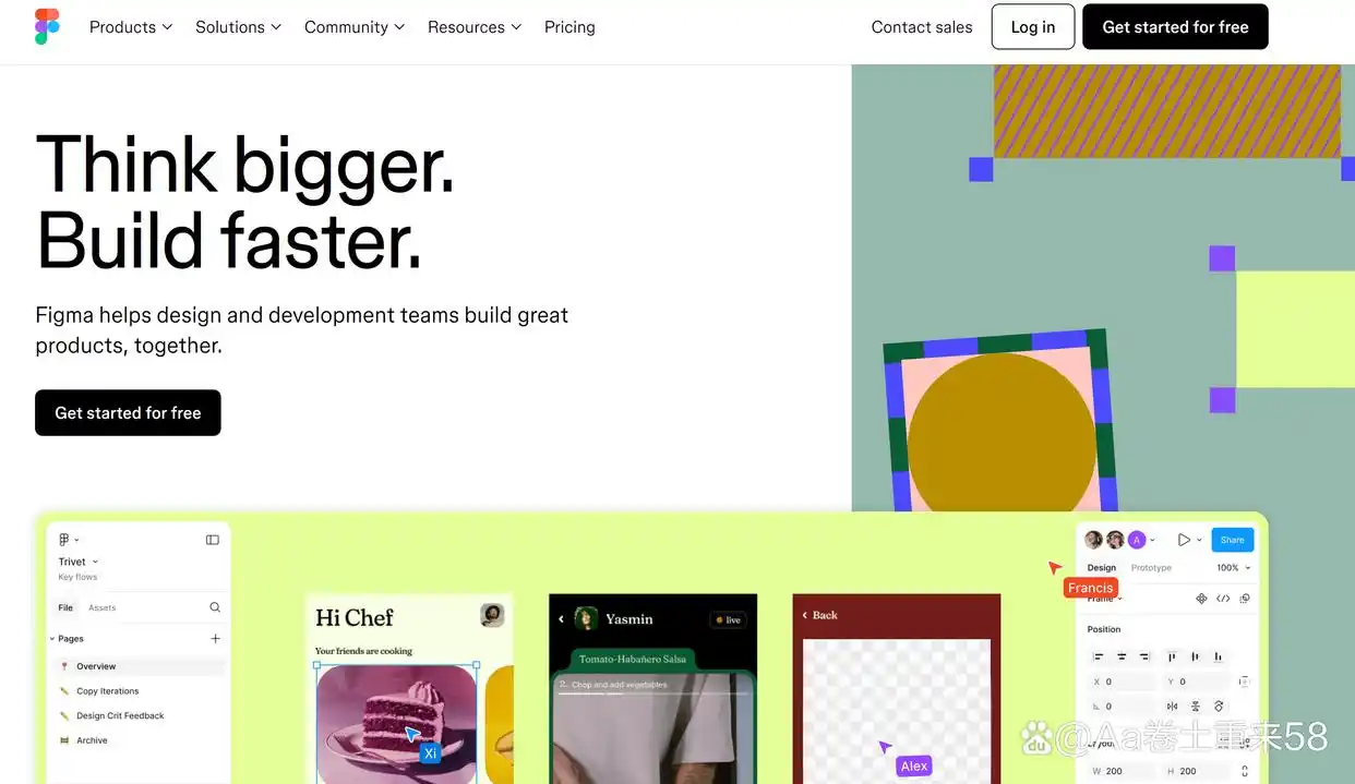 Figma可云端编辑与协作的APP界面设计软件_好用的设计app软件_国产APP界面设计软件