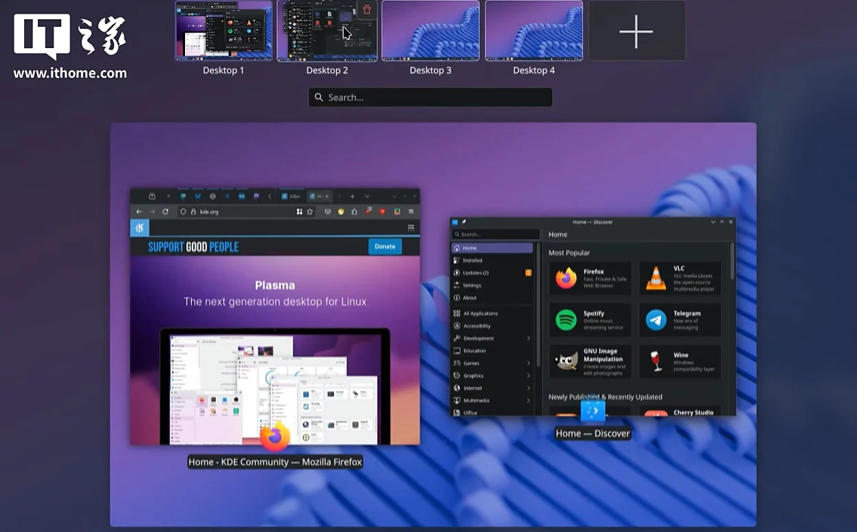 KDE呼吁Windows 10用户转向Linux替代方案_Linux KDE Windows 10 End of 10 Plasma桌面环境迁移教程_win10远程连接linux桌面