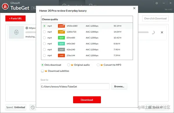 YouTube video downloader software_怎么从youtube下载视频_download YouTube videos free tools
