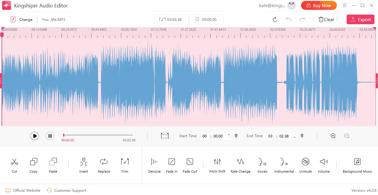 MP3剪切器 哪个好用 金舟音频大师 Kingshiper Audio Editor_铃声剪辑器在线使用
